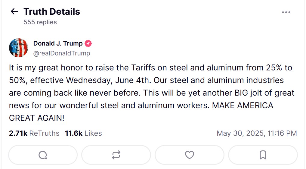Screenshot: Donald J. Trump